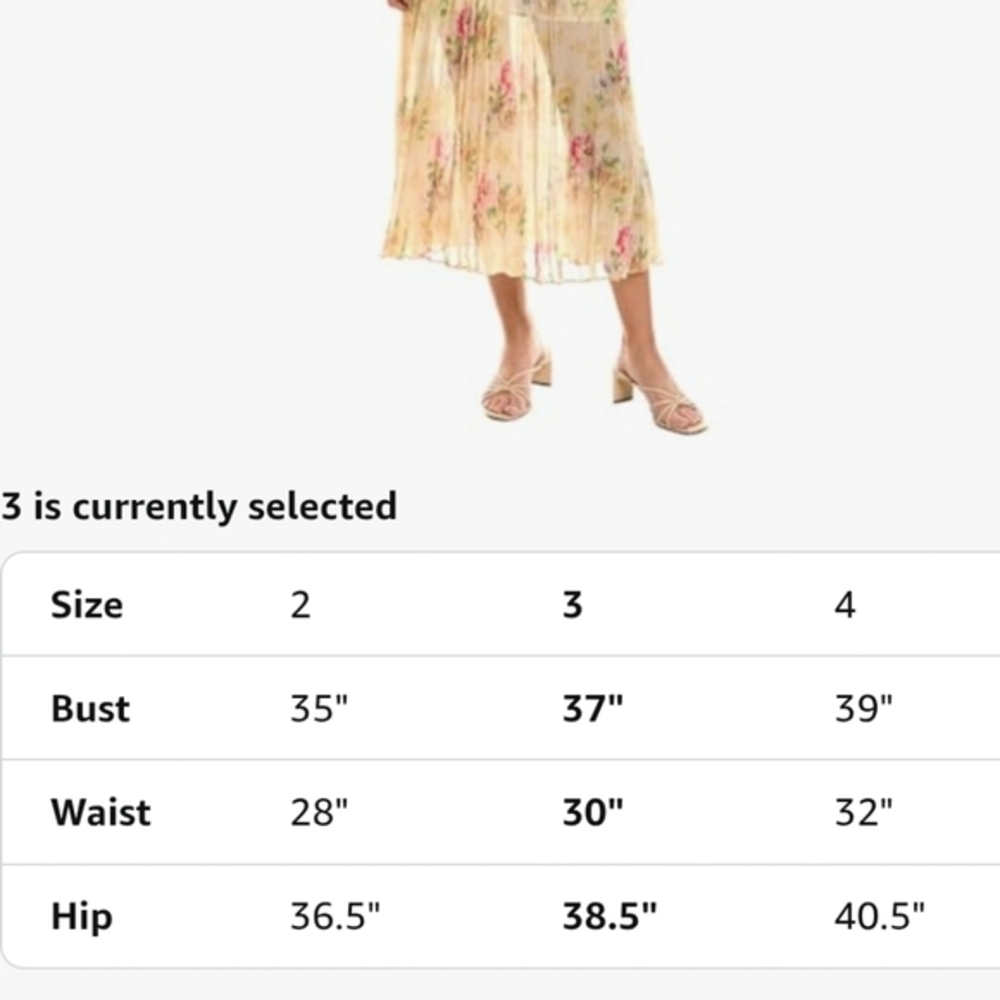 Ted Baker Amerah Light Yellow Pink Cross Front Pleated Midi Dress Size 3 Med 8 - Picture 15 of 16